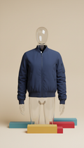 Urban blue bomber jacket